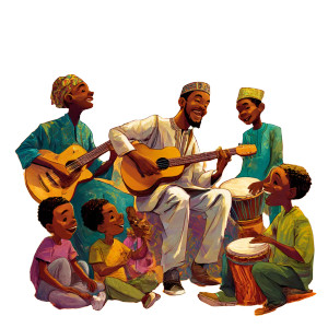African Musicians Entertain Vinyl Car Decal Sticker – Waterproof & UV-Resistant 8" African Musicians Entertain Vinyl Car Decal Sticker – Waterproof & UV-Resistant 8"