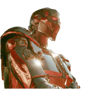 Cybernetic Knight V3 Vinyl Car Decal Sticker – Waterproof & UV-Resistant 8"