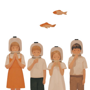 Child Astronaut Pretenders Vinyl Car Decal Sticker – Waterproof & UV-Resistant 8"