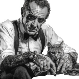 Elegant Crime Boss Vinyl Car Decal Sticker – Waterproof & UV-Resistant 8"