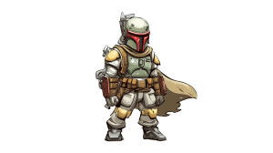 Boba Fett Vinyl Car Decal Sticker – Waterproof & UV-Resistant 8"