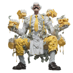 Cheese Mogul Vinyl Car Decal Sticker – Waterproof & UV-Resistant 8"