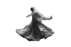 Whirling Dervish V3 Vinyl Car Decal Sticker – Waterproof & UV-Resistant 8"