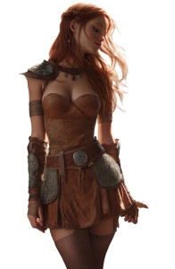 Aela The Huntress Vinyl Car Decal Sticker – Waterproof & UV-Resistant 8"