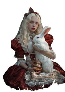 Gothic Alice Rabbit Vinyl Car Decal Sticker – Waterproof & UV-Resistant 8"