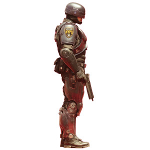 Robocop Officer Vinyl Car Decal Sticker – Waterproof & UV-Resistant 8"