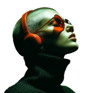 Mysterious Portrait Girl Vinyl Car Decal Sticker – Waterproof & UV-Resistant 8"