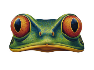 Hypnotic Frog Vinyl Car Decal Sticker – Waterproof & UV-Resistant 8" Hypnotic Frog Vinyl Car Decal Sticker – Waterproof & UV-Resistant 8"
