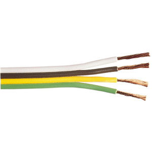 Deka 16/4 Gauge 4-Conductor Primary Wire | Color-Coded for Easy Identification | Ideal for RVs, Marine, and Utility Trailers