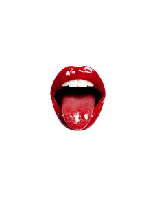 Red Lips Tongue V3 Vinyl Car Decal Sticker – Waterproof & UV-Resistant 8"
