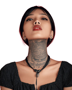 Menacing Thai Model Vinyl Car Decal Sticker – Waterproof & UV-Resistant 8"