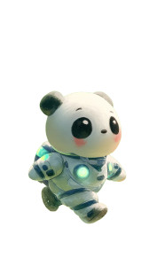 Futuristic Panda Runner Vinyl Car Decal Sticker – Waterproof & UV-Resistant 8" Futuristic Panda Runner Vinyl Car Decal Sticker – Waterproof & UV-Resistant 8"
