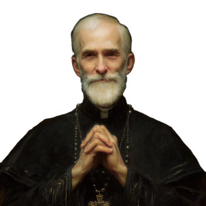 Kind Priest V2 Vinyl Car Decal Sticker – Waterproof & UV-Resistant 8"