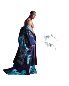Masculine Kimono Hunk Vinyl Car Decal Sticker – Waterproof & UV-Resistant 8"