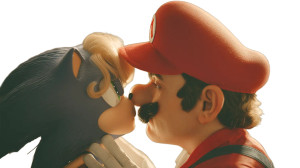 Mario Kissing Sonic V2 Vinyl Car Decal Sticker – Waterproof & UV-Resistant 8"