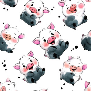 Cartoon Pig Vinyl Car Decal Sticker – Waterproof & UV-Resistant 8" Cartoon Pig Vinyl Car Decal Sticker – Waterproof & UV-Resistant 8"