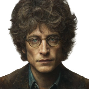 Dylan-Lennon Portrait Vinyl Car Decal Sticker – Waterproof & UV-Resistant 8"