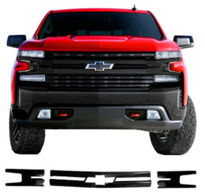 Upgrade Your Look | eCoological Grille Guard Cover | Compatible with 2019-2022 Silverado 1500 | High-Impact ABS, Easy Installation Upgrade Your Look | eCoological Grille Guard Cover | Compatible with 2019-2022 Silverado 1500 | High-Impact ABS, Easy Installation