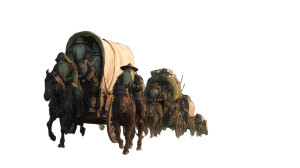 Dwarven Caravan Journey Vinyl Car Decal Sticker – Waterproof & UV-Resistant 8"