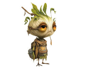 Whimsical Vegetable Character Vinyl Car Decal Sticker – Waterproof & UV-Resistant 8"