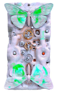 Clockwork Bee Vinyl Car Decal Sticker – Waterproof & UV-Resistant 8"