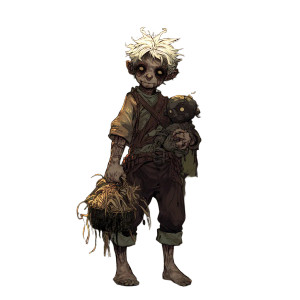 Ghoul Child Vinyl Car Decal Sticker – Waterproof & UV-Resistant 8"