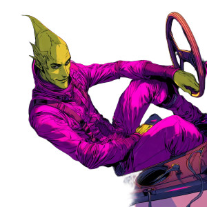 Alien Racer Vinyl Car Decal Sticker – Waterproof & UV-Resistant 8" Alien Racer Vinyl Car Decal Sticker – Waterproof & UV-Resistant 8"