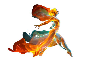 Dancing Silhouette V5 Vinyl Car Decal Sticker – Waterproof & UV-Resistant 8"