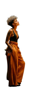 Elegant Art Contemplator Vinyl Car Decal Sticker – Waterproof & UV-Resistant 8"