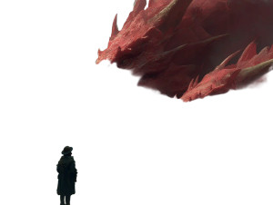 Red Dragons Vinyl Car Decal Sticker – Waterproof & UV-Resistant 8"