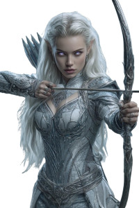 Elven Archer V6 Vinyl Car Decal Sticker – Waterproof & UV-Resistant 8"