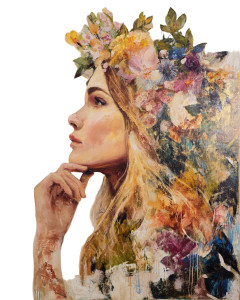 Magical Fairy Portrait Vinyl Car Decal Sticker – Waterproof & UV-Resistant 8"