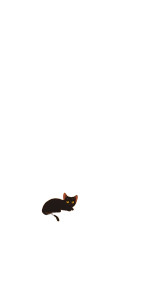 Bip The Cat Vinyl Car Decal Sticker – Waterproof & UV-Resistant 8"