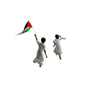 Angelic Children Entering Vinyl Car Decal Sticker – Waterproof & UV-Resistant 8"