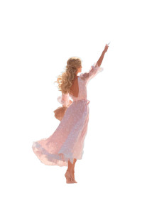 Blonde In Sundress Vinyl Car Decal Sticker – Waterproof & UV-Resistant 8"