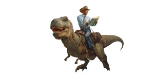 Obama Rides T-Rex Vinyl Car Decal Sticker – Waterproof & UV-Resistant 8"