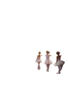 Young Ballet Dancers Vinyl Car Decal Sticker – Waterproof & UV-Resistant 8"