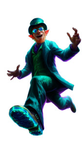 Dancing Leprechaun Vinyl Car Decal Sticker – Waterproof & UV-Resistant 8"