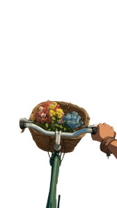 Girl Biking Path Vinyl Car Decal Sticker – Waterproof & UV-Resistant 8"