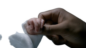 Father And Newborn Vinyl Car Decal Sticker – Waterproof & UV-Resistant 8"