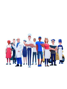 Diverse Professionals Vinyl Car Decal Sticker – Waterproof & UV-Resistant 8"