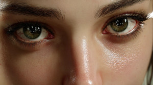 Arabian Girl Portrait Vinyl Car Decal Sticker – Waterproof & UV-Resistant 8"