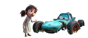 Girl And Magic Car Vinyl Car Decal Sticker – Waterproof & UV-Resistant 8"