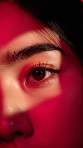 Asian Girl'S Eye V2 Vinyl Car Decal Sticker – Waterproof & UV-Resistant 8"