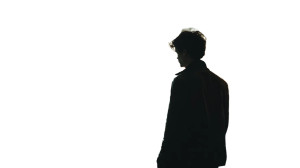 Young Man Walking Vinyl Car Decal Sticker – Waterproof & UV-Resistant 8"