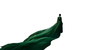 Misty Gown Walk Vinyl Car Decal Sticker – Waterproof & UV-Resistant 8"