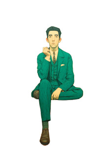 Noir Detective V2 Vinyl Car Decal Sticker – Waterproof & UV-Resistant 8"