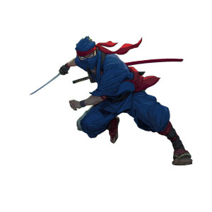 Action Ninja Vinyl Car Decal Sticker – Waterproof & UV-Resistant 8" Action Ninja Vinyl Car Decal Sticker – Waterproof & UV-Resistant 8"