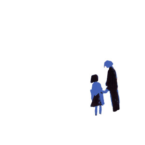 Couple Stargazing Vinyl Car Decal Sticker – Waterproof & UV-Resistant 8"