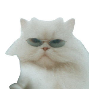 Stylish Cat Spy Vinyl Car Decal Sticker – Waterproof & UV-Resistant 8"